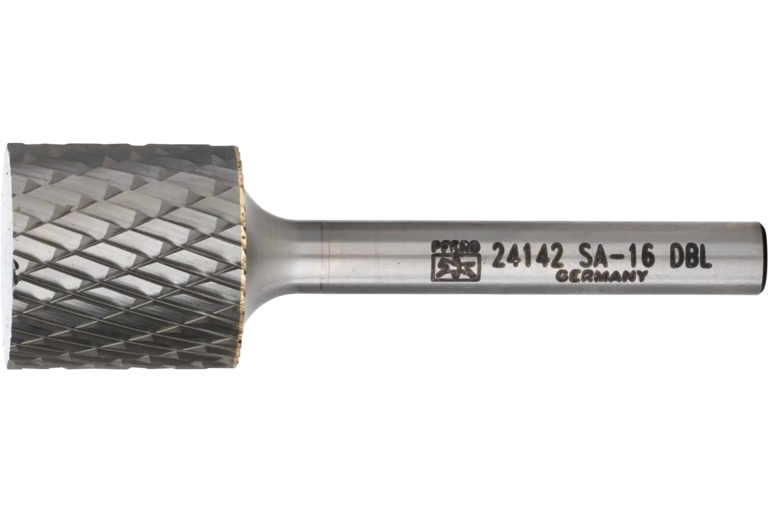 Picture of Pferd Carbide Bur SA-16 Cylindrical Uncut End Double Cut 3/4" x 3/4" x 1/4" Shank